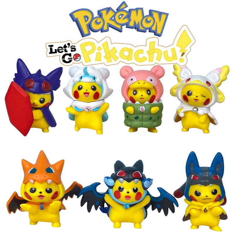 Figure Lovely Pikachu Dalam Kostum Untuk Pajangan Dan Koleksi