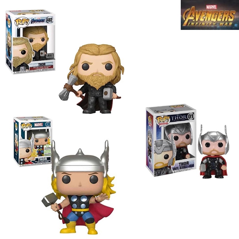 Koleksi Pvc Marvel Thor God Of Thunder Kerajinan Tangan 9cm