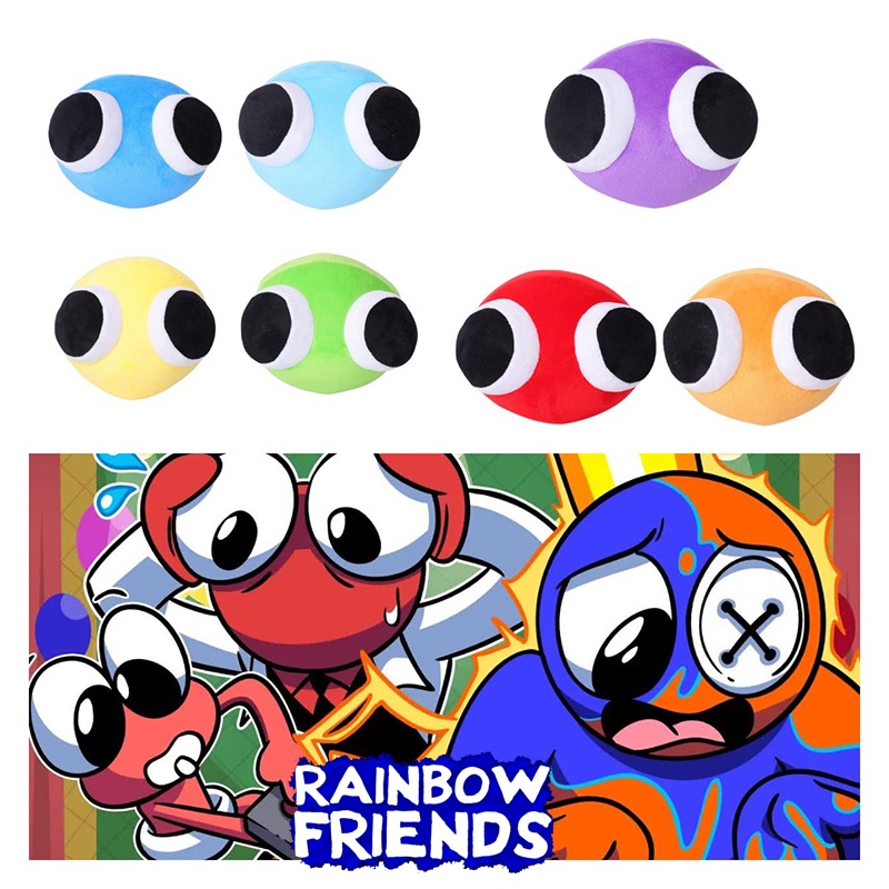 Rainbow Friends Chapter 2koleksi Mainan Mewah Pilih Satu Dari 8warna Dan Desain Vibrant, Plush Pendek Dan Isian Katun Pp, 15cm