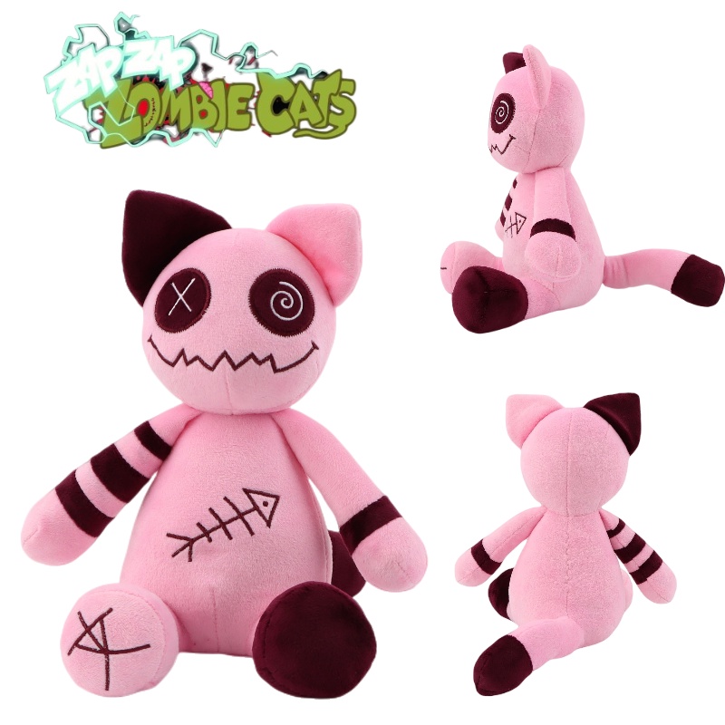 Boneka Kucing Zombie Desain Hewan Unik Bagus Untuk Kolektor