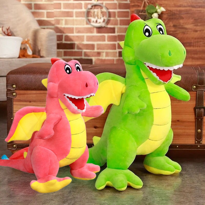 Mainan Dino Reptil Plushie Bersayap Prasejarah Lembut Dan Licin