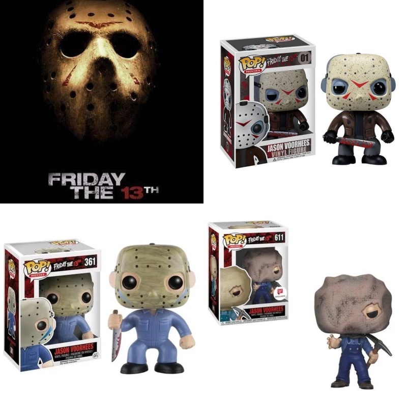 Friday The 13th Jason Tangan Model Tiga Desain Khas Pvc Collectible Figure