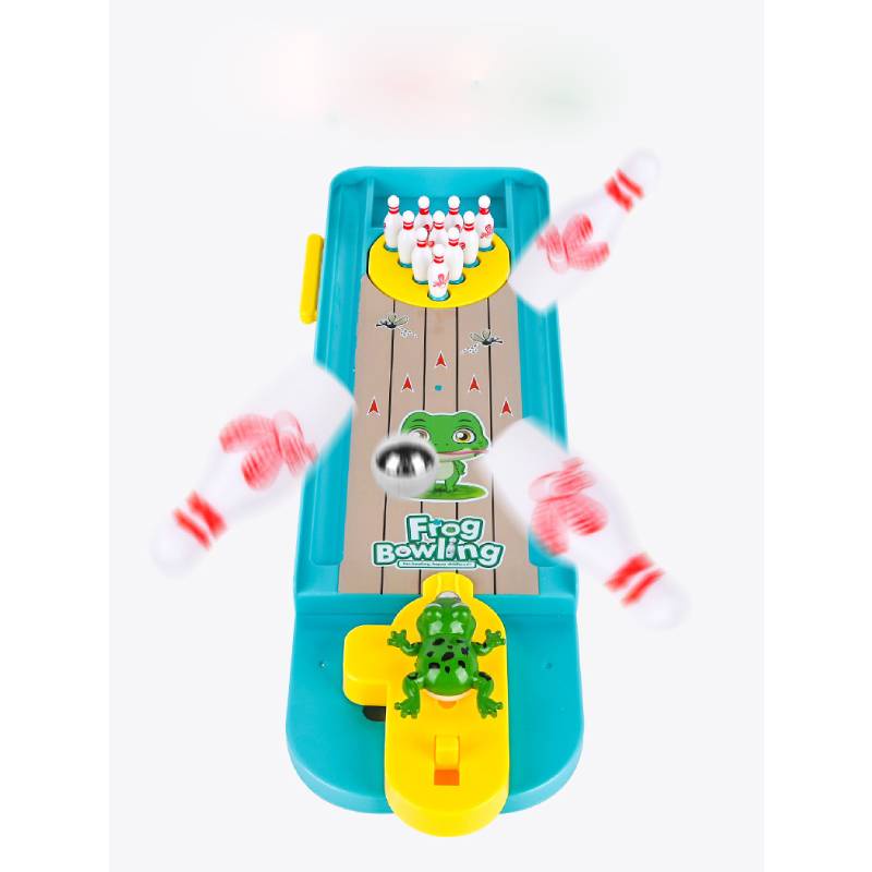 Ruicheng Set Bowling Mini Bahan Plastik Mainan Seru Dan Interaktif Untuk Anak