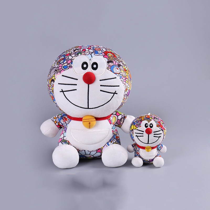 2018mainan Boneka Mewah DORAEMON UNIQLO X Takashi Murakami Limited Hadiah Anak Terbaru10&quot;