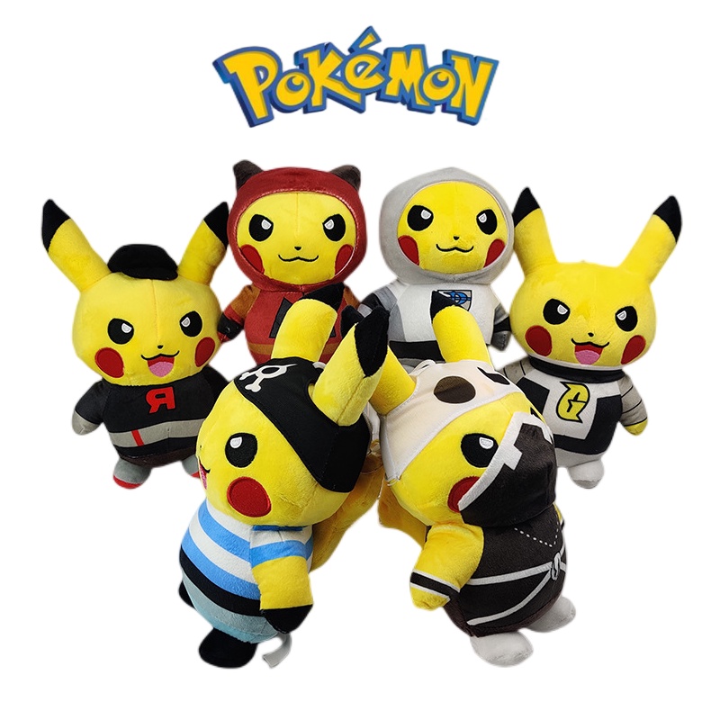 Figure Plush Seri Penjahat BOLD Dan Pokemon Pikachu Warna-Warni Untuk Penggemar Segala Usia