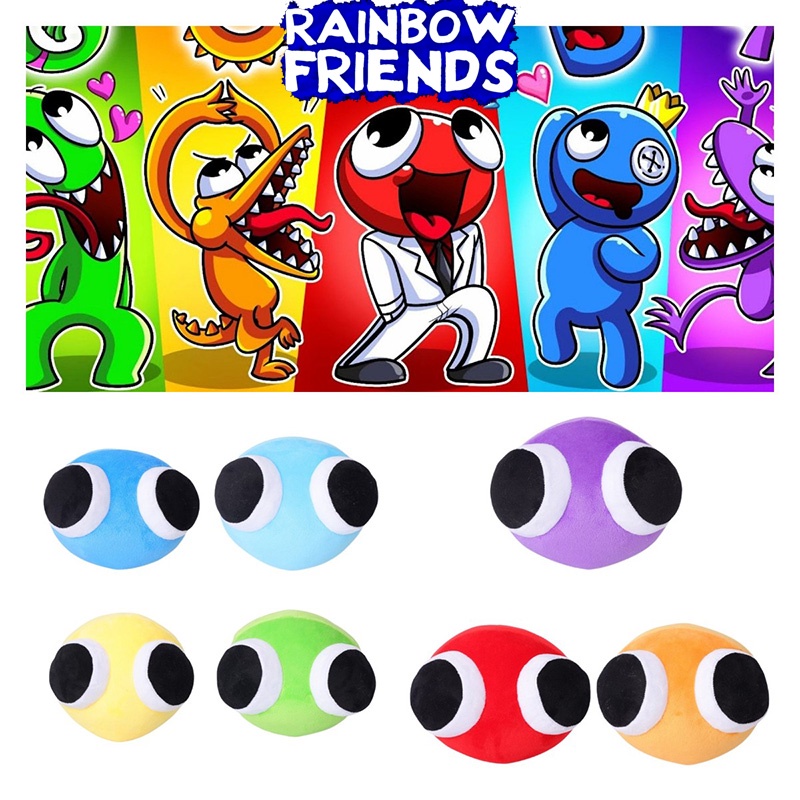 Rainbow Friends Chapter 2koleksi Mainan Mewah Pilih Satu Dari 8warna Dan Desain Vibrant, Plush Pendek Dan Isian Katun Pp, 15cm