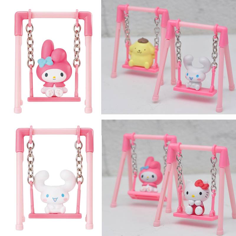 Set 4pcs Miniatur Kt Swing Telur Angka Tambahan Sempurna Koleksi Mainan Anda