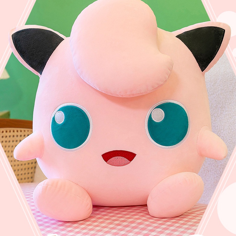 Adorable Jigglypuff Plushie Bahan Katun PP Halus Banyak Ukuran Remaja Untuk Sempurna