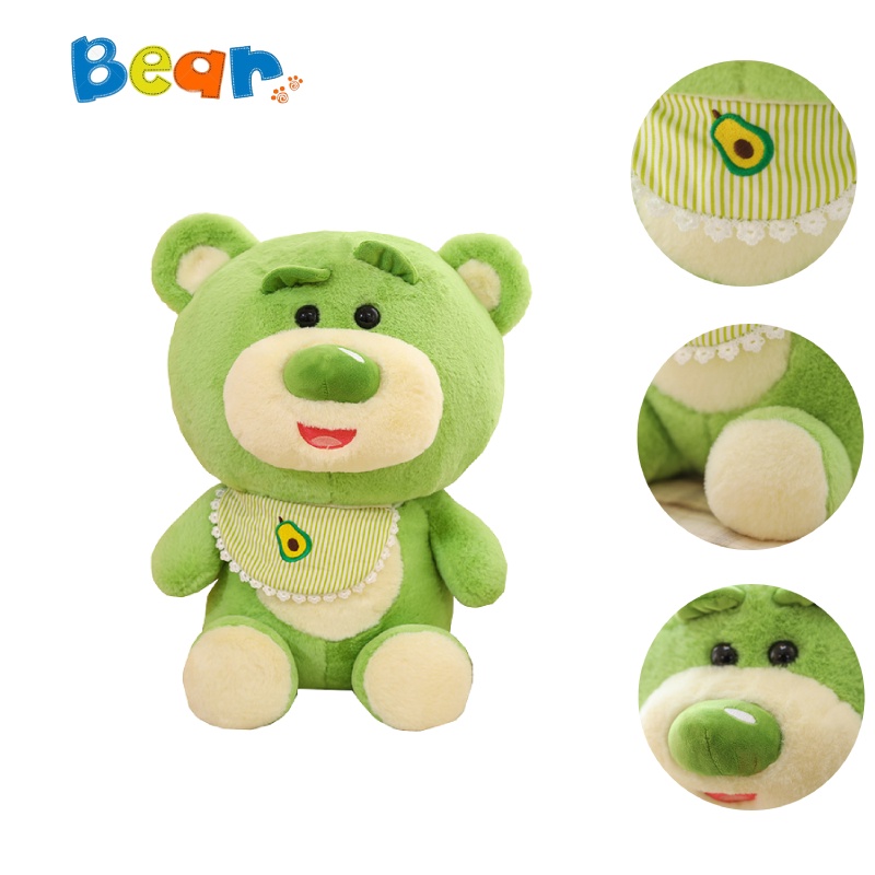 Huggable Avocado Bear Boneka Binatang Wajib Punya Untuk Anak