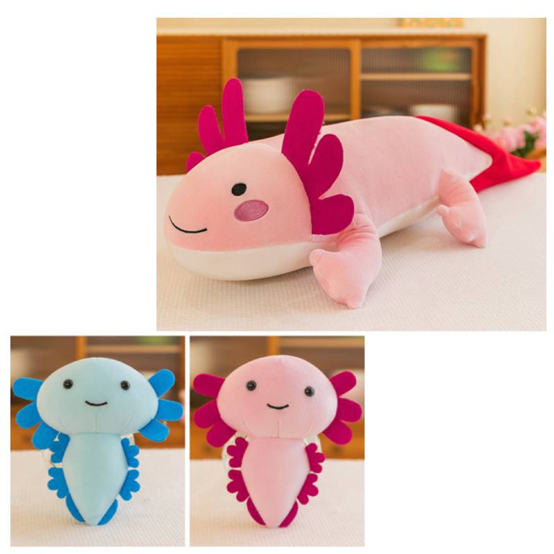 Salamander Plushie Adorable Set for Kids Termasuk Ibu Dan Bayi! Dua