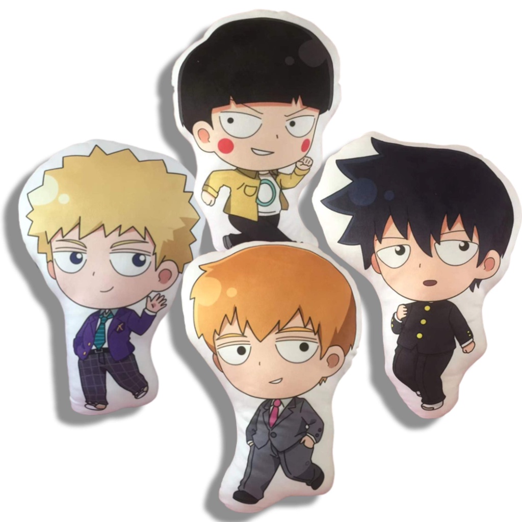 Mob Psycho 100's Shadow Leaders Reigen Dan Mob Plush Cushion