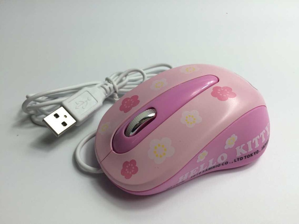 2.4ghz Lucu Hello Kitty Wireless Mouse Komputer Mouse Mini Hadiah Mause 1600DPI USB Mouse Optik Untuk Laptop Tikus