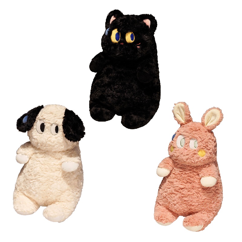 Mainan Boneka Hewan Berbulu Pendek Kualitas Premium, Anjing, Kucing, Kelinci, Dan Anak Kucing Yang Mewah Super Lembut, Hadiah Hebat Untuk Anak-Anak Dan Remaja