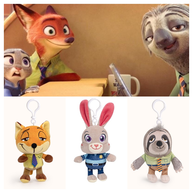 Mainan Mewah Zootopia Bunny And Fox Berkualitas Tinggi