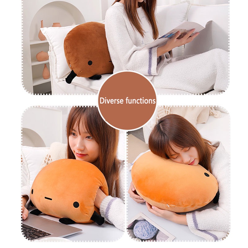 Sad Potato Plush Toy Pendant Dekorasi Bantal Sofa Cushion Boneka Tangan Hangat