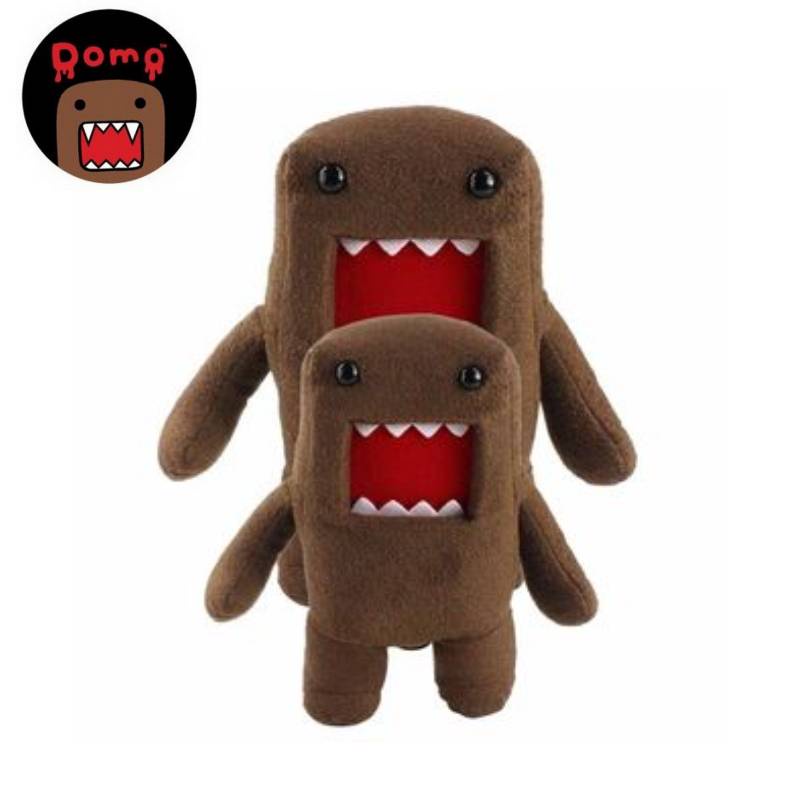 Berkualitas Domo Kun Kartun Bantal Mainan Mewah Boneka Boneka Hadiah Pasangan Anak Coklat
