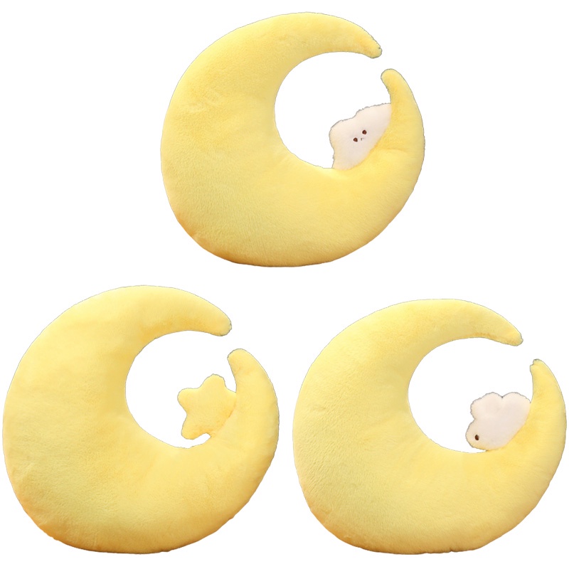80 Cm/45 cm Bulan Awan Mainan Mewah Kelinci Boneka Boneka Gadis Bantal Sofa Cushion Dekorasi Rumah