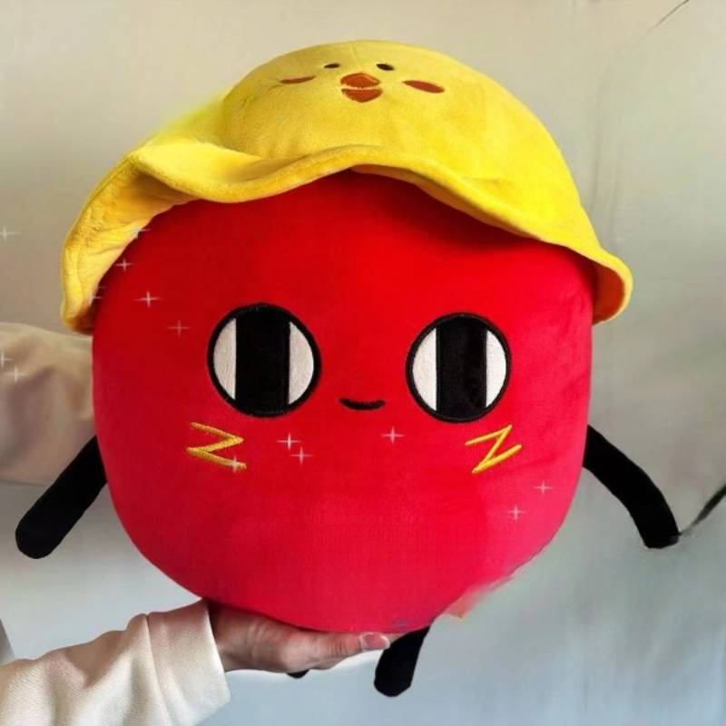 Eggyparty Red Bean Plushie Lembut Dan Nyaman Bagus Untuk Cuddling