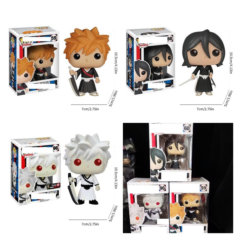 New Pop Death God Kurosaki Ichigo Figure Kolekte Pvc Putih