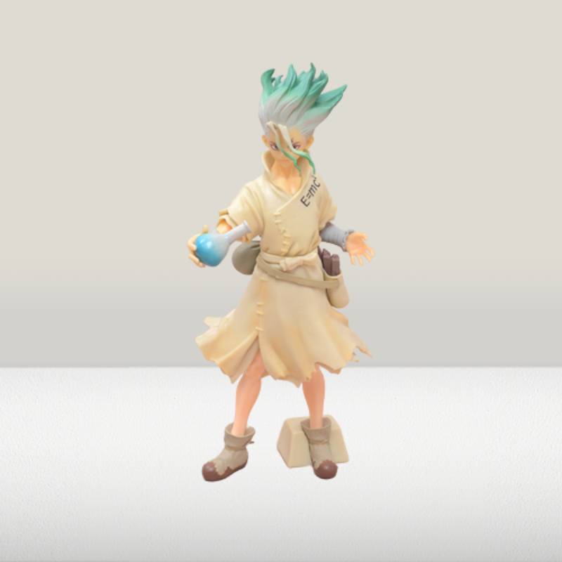 Stone Age New Stone Age Stone God Qiankong Science Kingdom Figure Koleksi Kemasan Warna Warni