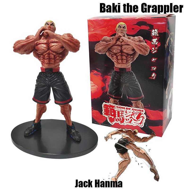 Jack Hanma The Grappler In Combat Mode Pvc Figure Dengan Detail Yang Luar Biasa Dan Akurasi