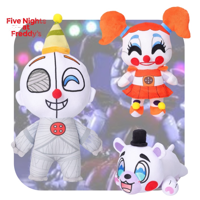 Jili's Fnaf Plush Toy Pp Cotton Filling, Plush Pendek, Dan Tersedia Tiga Gaya Berbeda