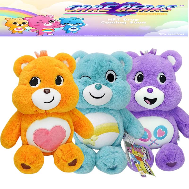 Boneka Plush Beruang Pelangi Carebears Warna Warni