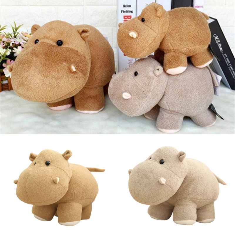 Plushies Ukuran Plus Untuk Anak Gajah Dan Hippo