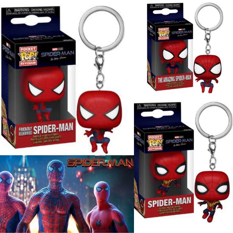 Gantungan Kunci Spiderman Seri Pop Marvel Cocok Untuk Fans Dan Antusias