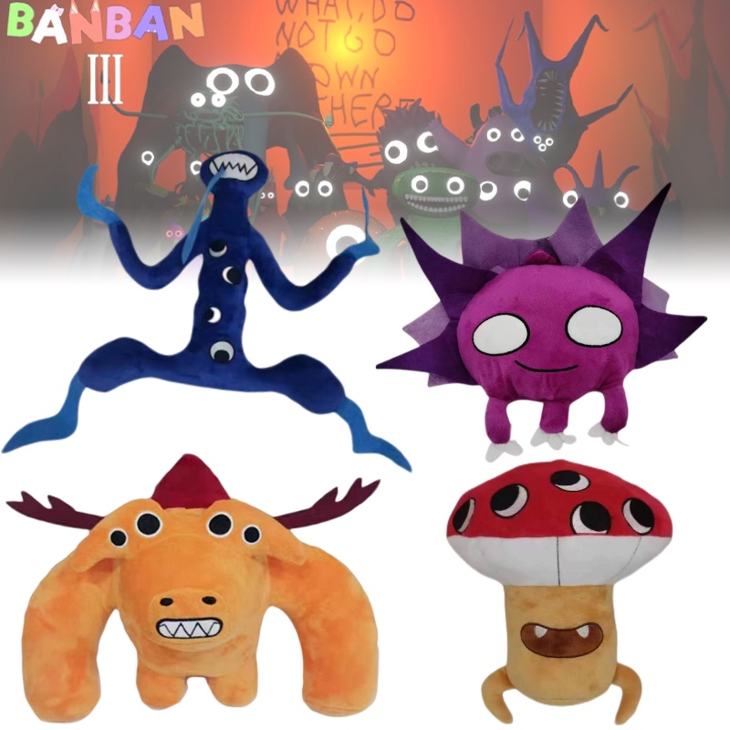 Garten Of Banban Mainan Mewah Game Creatures Plushies Lucu Bantal Decor Anak Hadiah