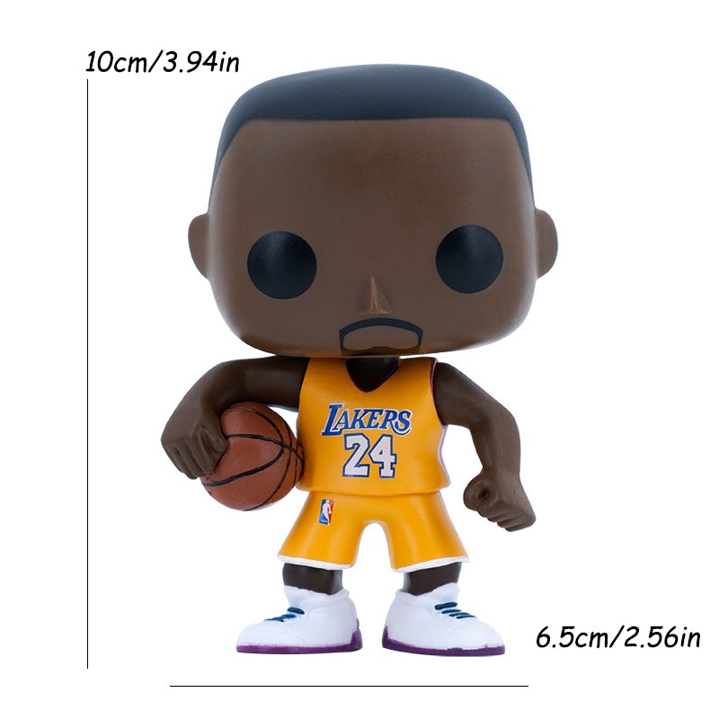 Kobe Bean Bryant Black Mamba Basket NBA Star Figure Model Cowok Hadiah Ornamen