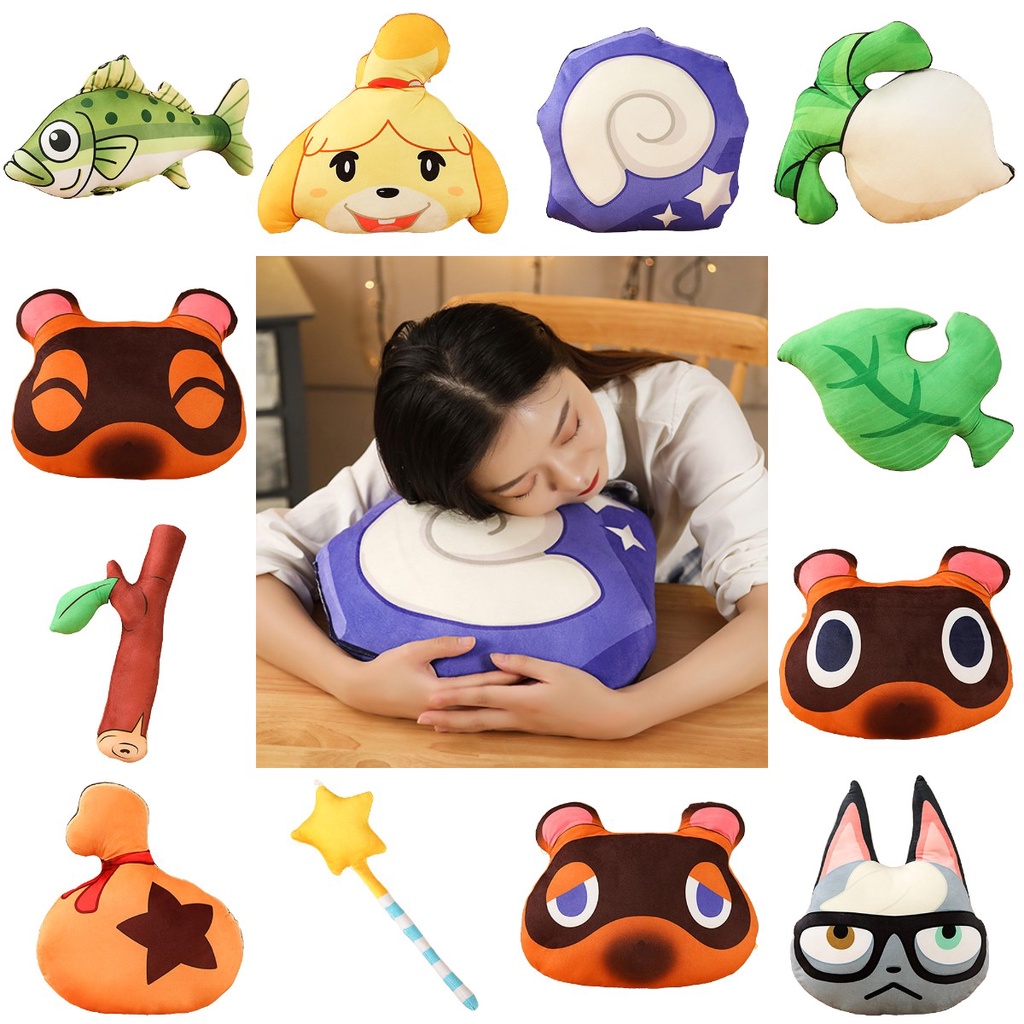 Bantal Mainan Plush Animal Crossing Untuk Anak Dan Dewasa Yang Hangat Dan Empuk