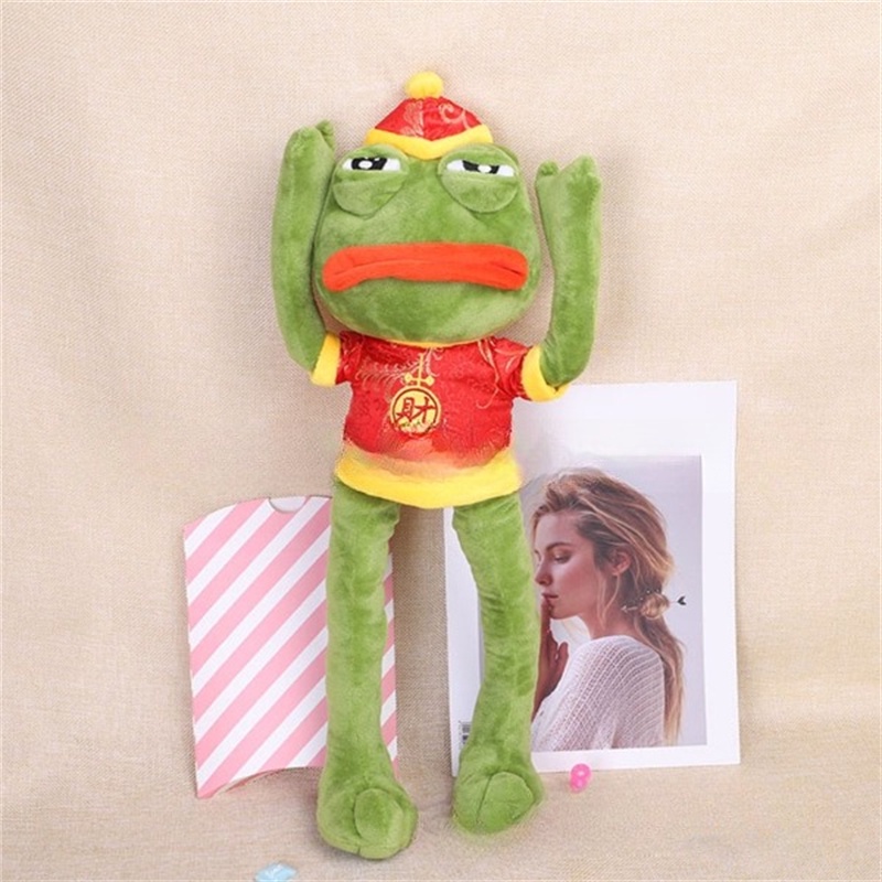 Ekspresikan Emosimu Dengan Katak Sedih Kami Plushie Pepe Kodok