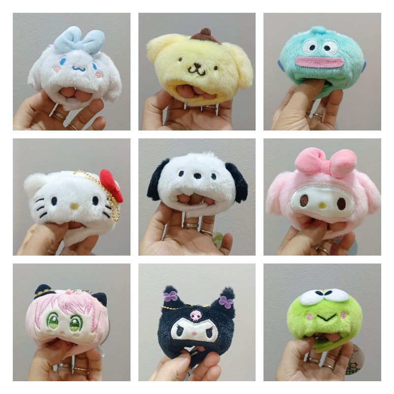 Sanrio Plush Kitty Mainan PP Katun Isi Kuromi Liontin Hadiah Dekorasi Kartun