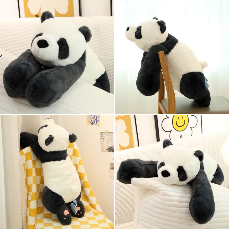 Mainan Boneka Panda Lembut Dan Cuddly Dengan Plush Pendek Ultra Soft