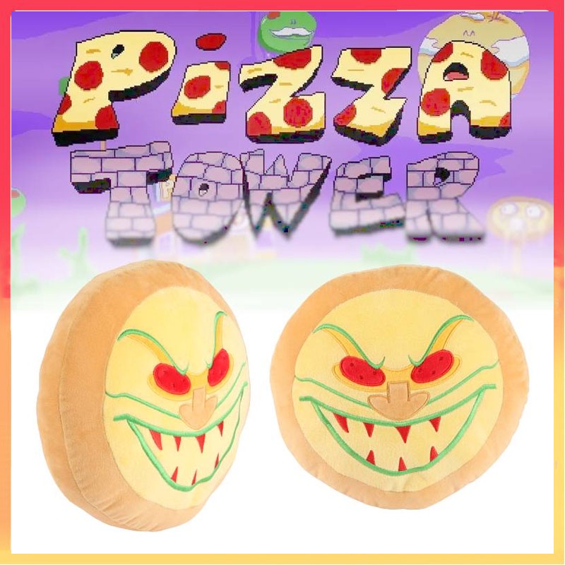 Game Pizza Tower Mainan Mewah Boneka Boneka Hadiah Anak Home Decor Throw Pillow