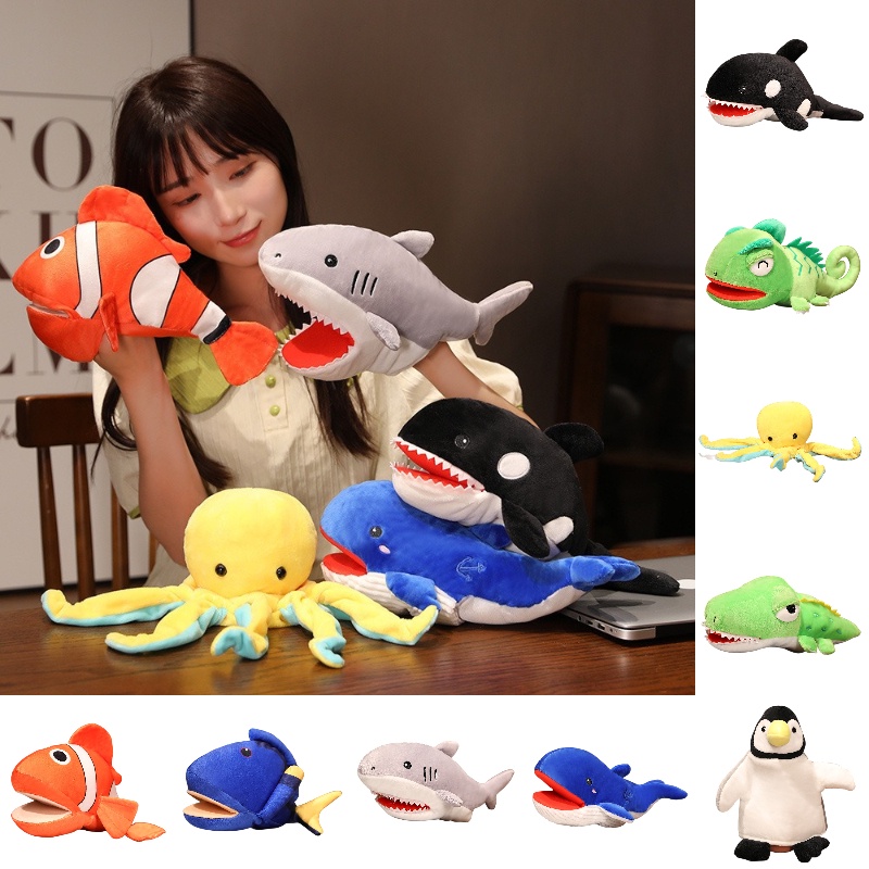 Wayang Tangan Hewan Dapat Disesuaikan Untuk Pertunjukan Dan Pertunjukan Pribadi