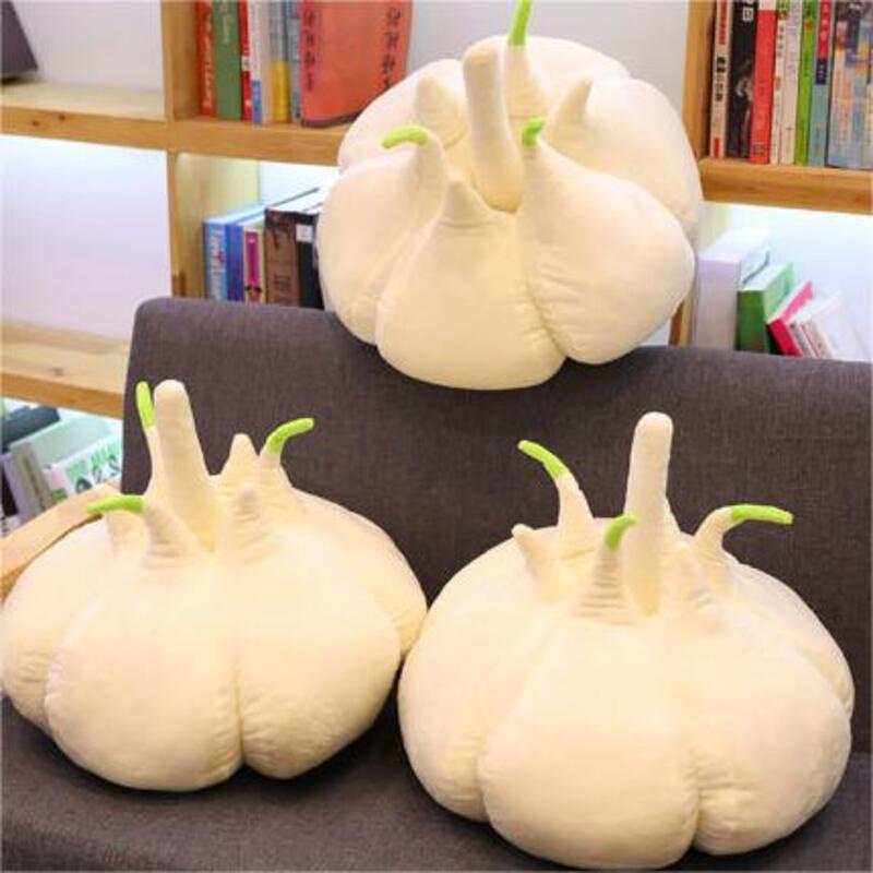 Mainan Plush Garlic White Cuddly! Lembut Dan