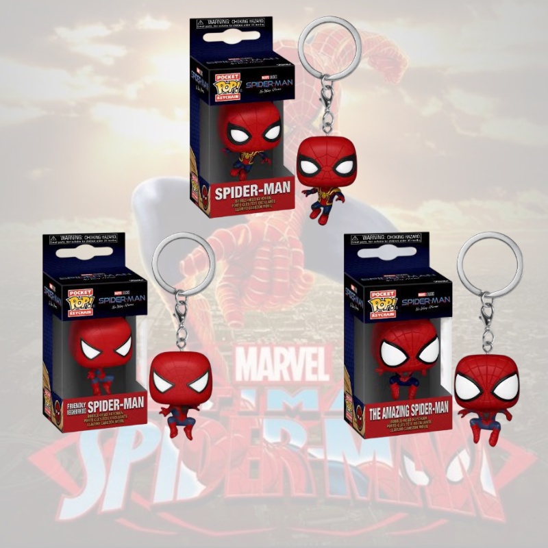 Gantungan Kunci Spiderman Seri Pop Marvel Cocok Untuk Fans Dan Antusias