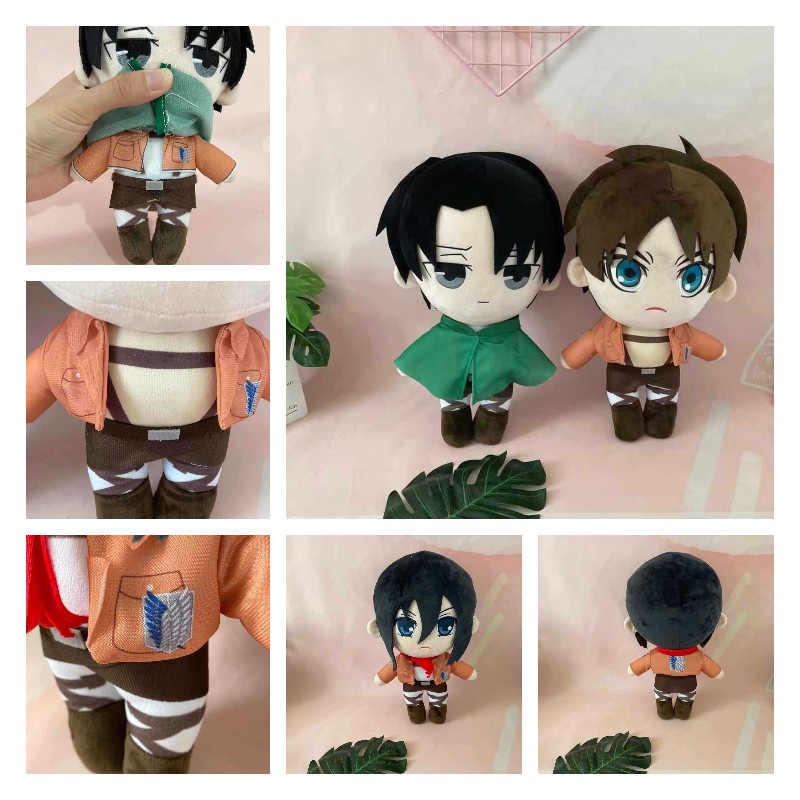 On Titan Attack Eren Jaeger Mainan Mewah Isi Boneka Kartun Dekorasi Anime Hadiah