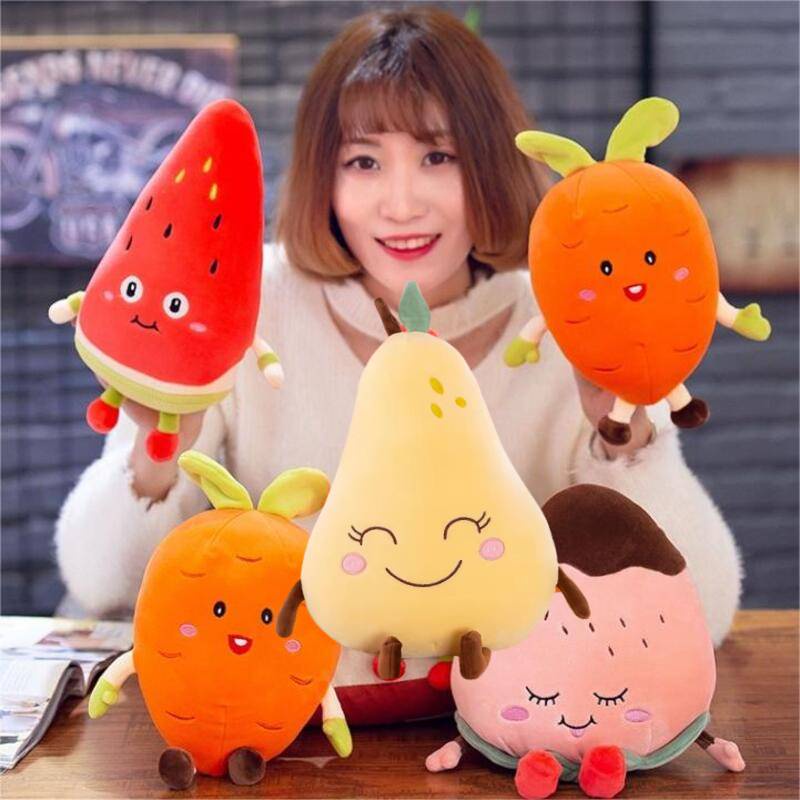 Mainan Plush Lembut Dan Cuddly Terinspirasi Buah Untuk Anak-Anak Tinggi 25cm