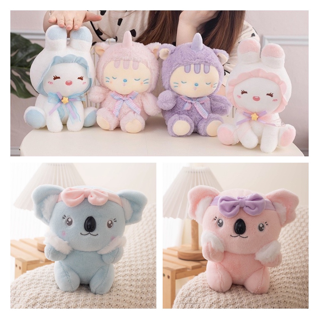 Lembut Dan Cuddly Koala Rabbit Plush Toy Xingmeng, Cocok Untuk Menenangkan Dan Menenangkan Anak-Anak, Hadiah Anak Perempuan Yang Hebat Grab Machine Doll