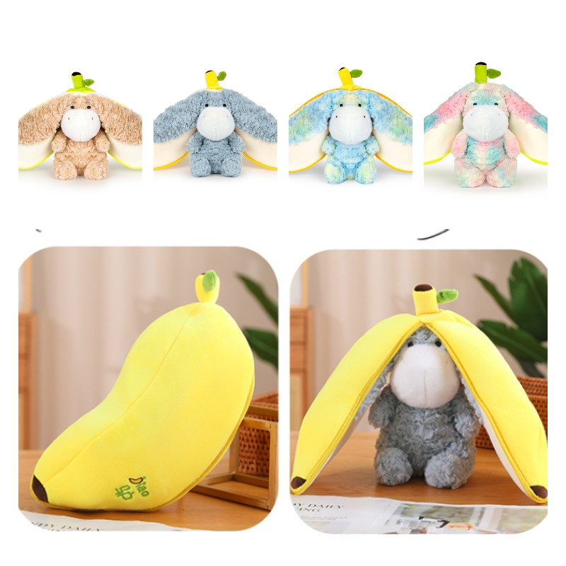 Mainan Plush Banana Donkey Menggemaskan Merek Lain Untuk Pecinta Hewan