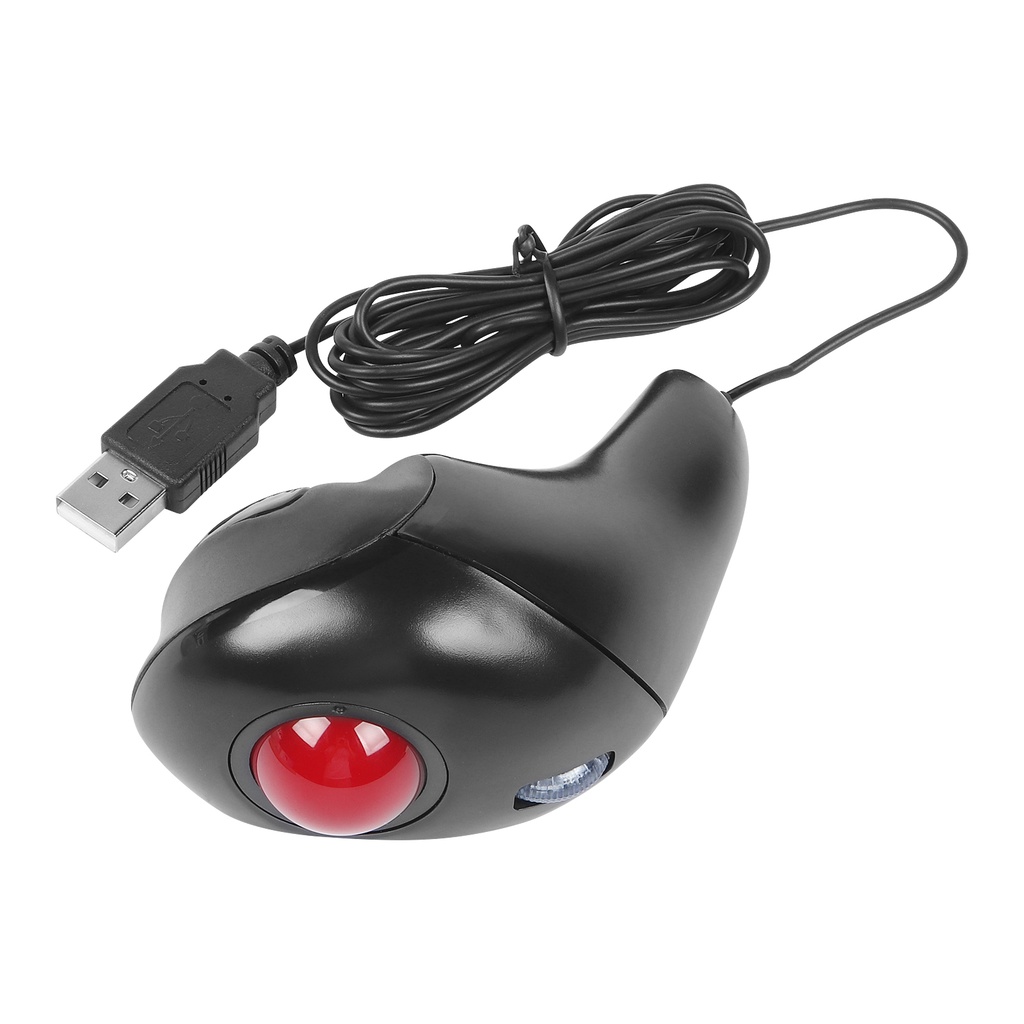 Y-09 Grip Bola Bola Mouse Kiri/Kanan Tangan Kabel Trackball Mouse DPI Adjustable Ergonomis Gaming Mouse Wired Mouse Hand-held Off-table Trackball Mouse