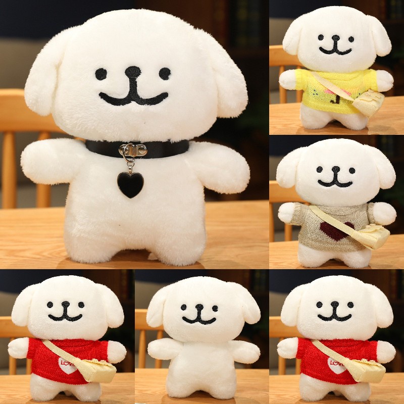 Boneka Plush Anjing Malta Lucu Dan Nyaman