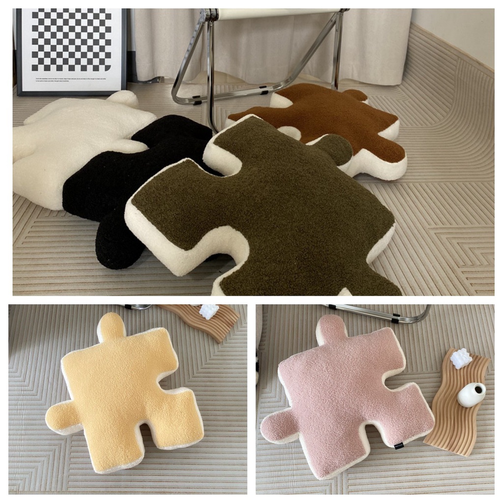 Bantal Puzzle Empuk Gaya Kekinian Cocok Untuk Berbagai Ruang Rumah