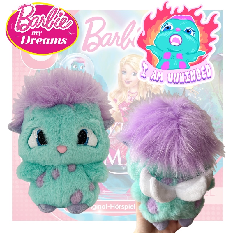 Bibble Plush Dreamland Fantasy Bibao Boneka Mainan Film Desain Ilham Bintang, Lembut Dan Cuddly Ideal Untuk Usia 7-14 Th Karakter)