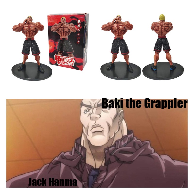 Jack Hanma The Grappler In Combat Mode Pvc Figure Dengan Detail Yang Luar Biasa Dan Akurasi