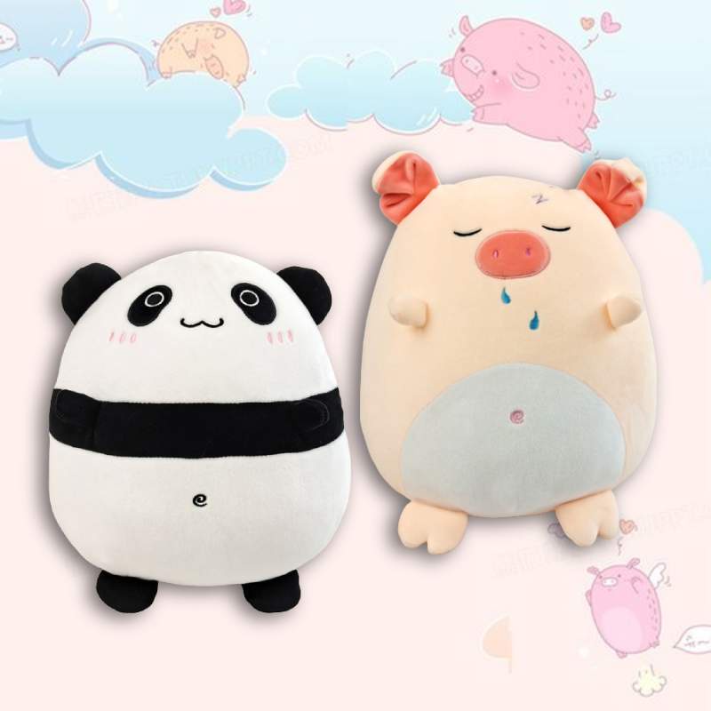 Bantal Plush Bunny Elastis Segi Empat Cocok Untuk Tidur, Peluk, Dan Dekor