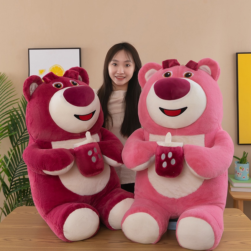 Bantal Strawberry Bear Manis Dan Imut Untuk Semua Usia